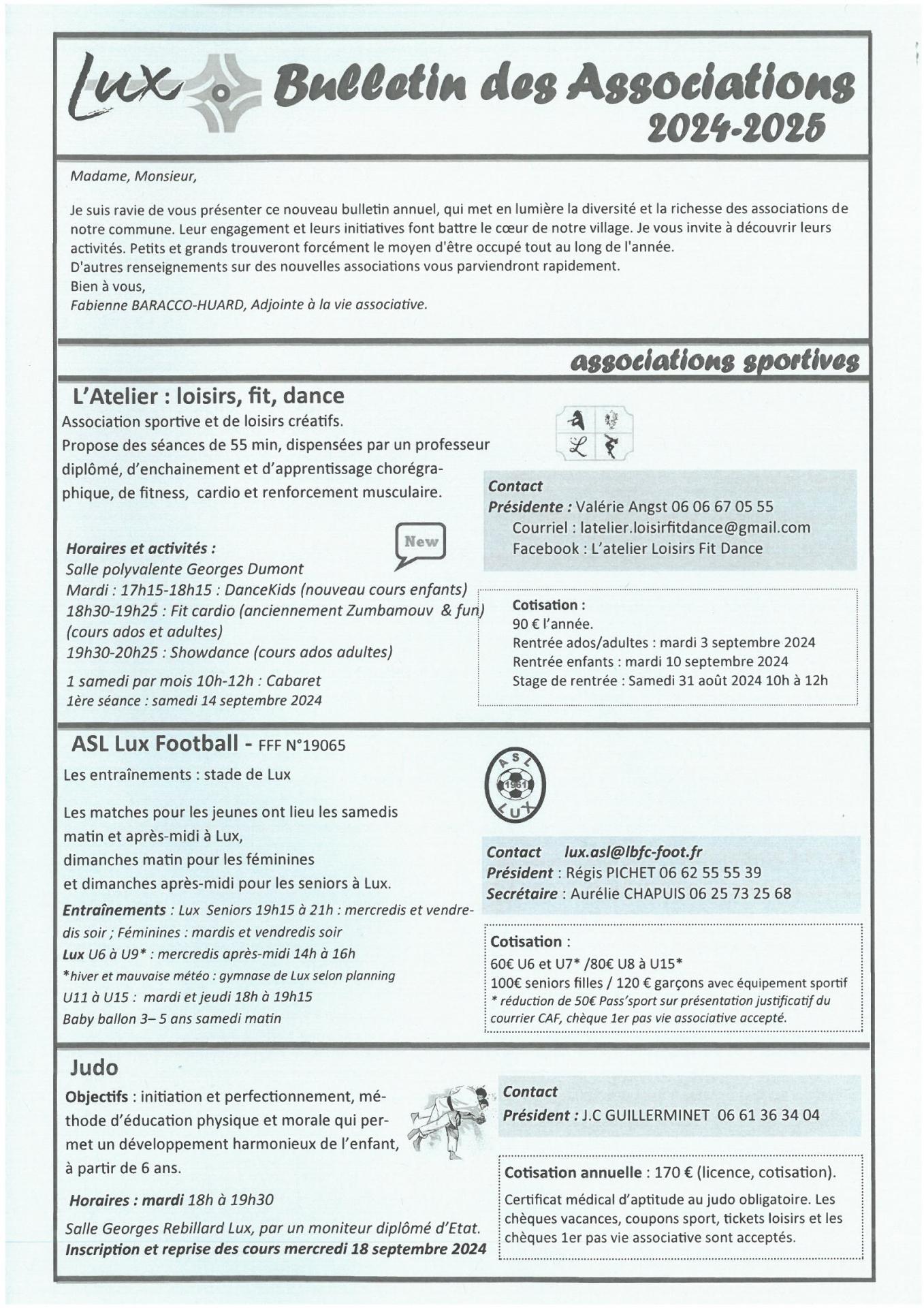 Bulletin des associations