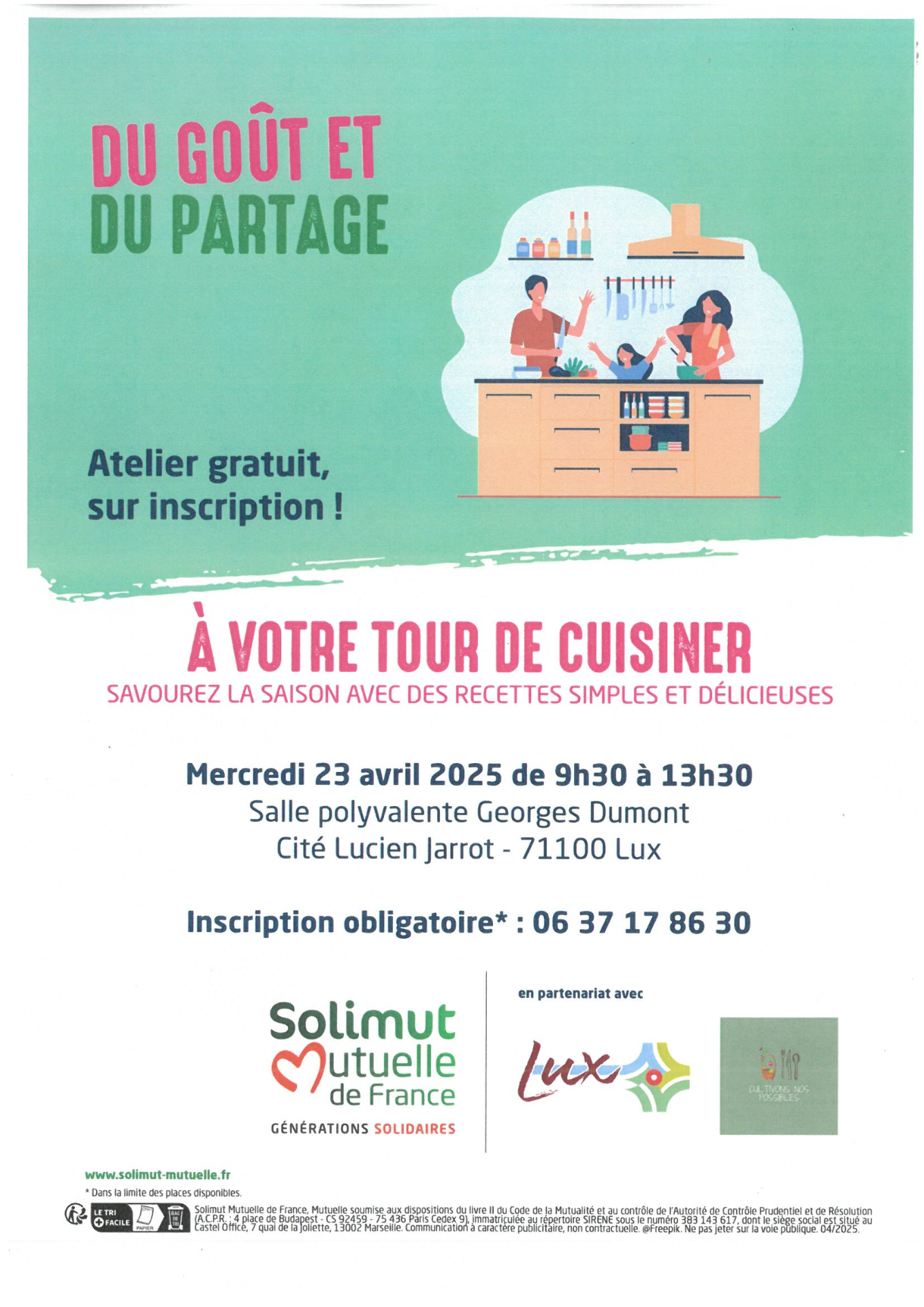 Atelier cuisine