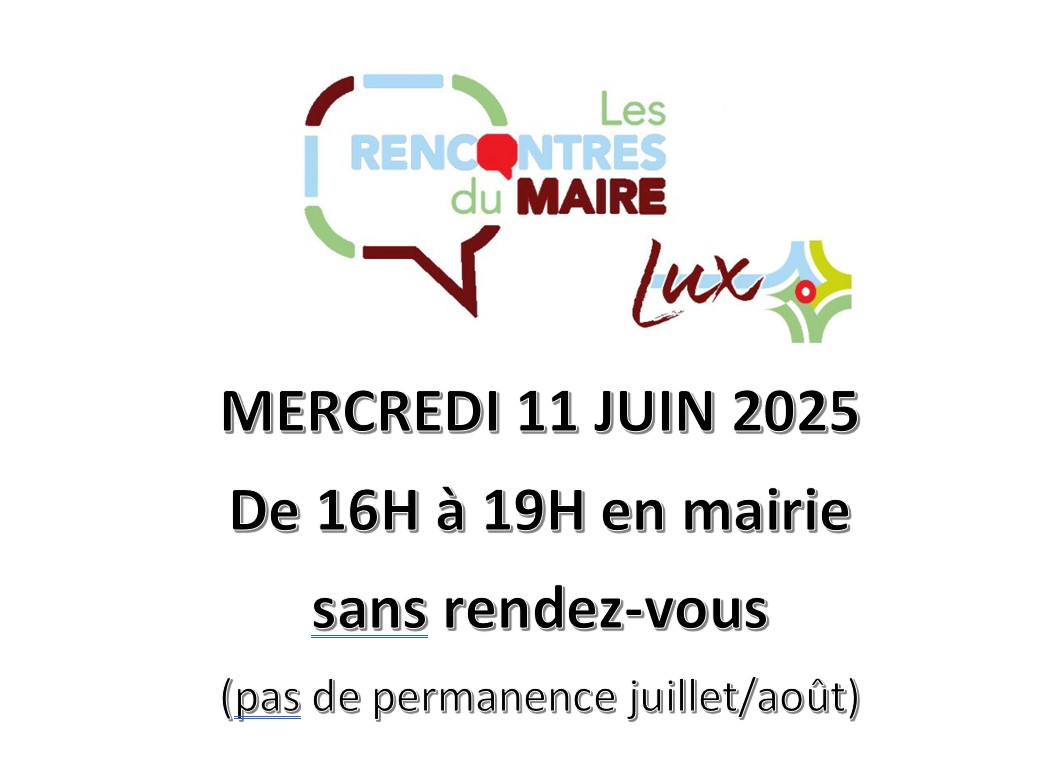 Permanence du  Maire 