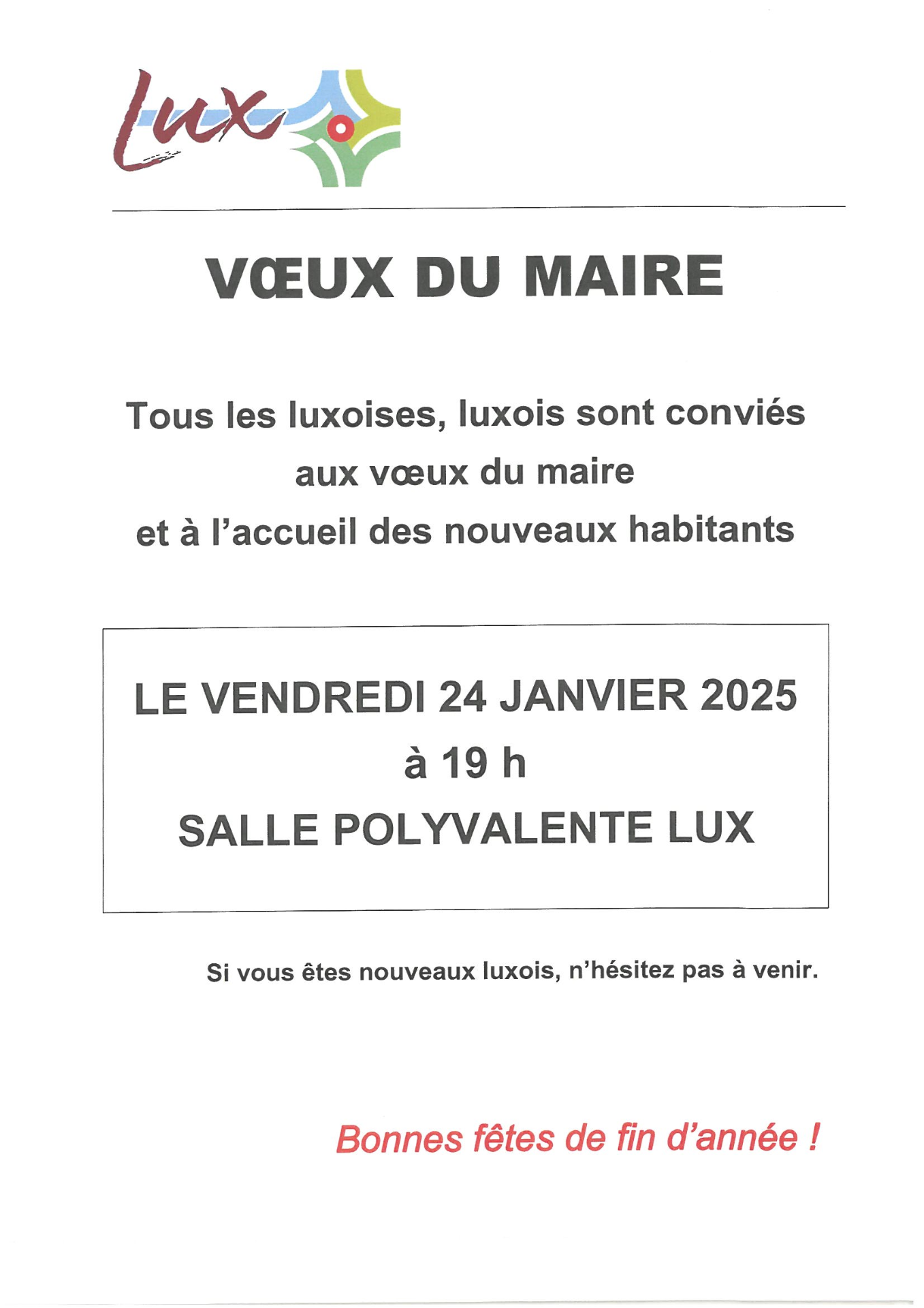 Vœux du Maire