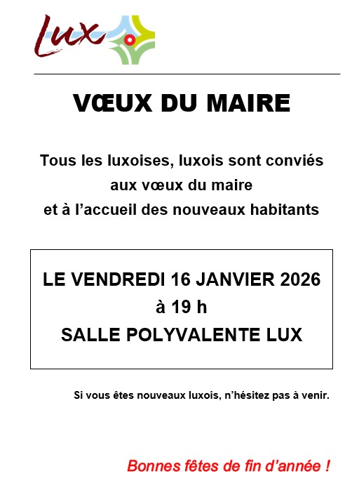 Vœux du maire
